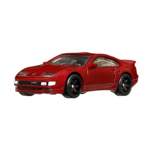 Hot Wheels Car Culture Circuit Legends Vehicles for 3 Kids Years Old & Up, Nissan 300Zx Twin Turbo, Premium Collection of Car Culture 1:64 Scale Vehicles