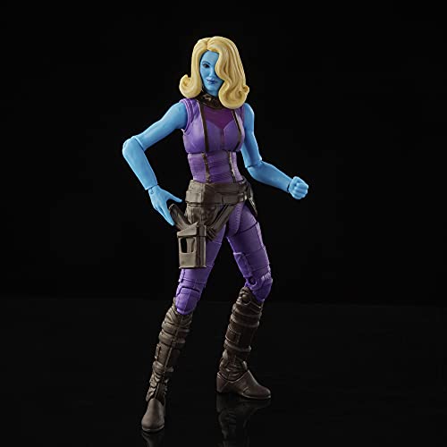 Marvel Legends Series 6-inch Scale Action Figure Toy Heist Nebula, Premium Design, 1 Figure, 1 Accessory, and 2 Build-a-Figure Parts