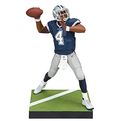 McFarlane Toys Dak Prescott Dallas Cowboys 7" NFL Player Figurine 2018 Edition