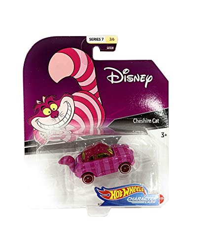 Hot Wheels Disnery Pixar Character Cars Series 7-1/64 Scale Cheshire Cat Vehicle(3/6)