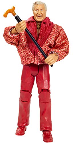 WWE MATTEL Elite Collection Classy Freddie Blassie Deluxe Action Figure with Realistic Facial Detailing, Iconic Ring Gear & Accessories