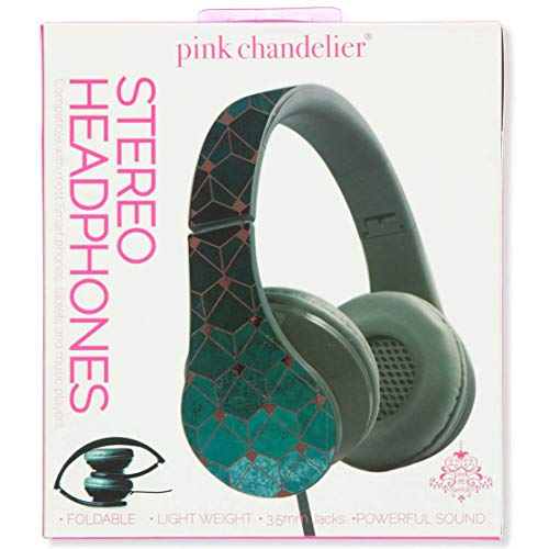 Pink Chandelier Stereo Headphones (Jo Taylor)