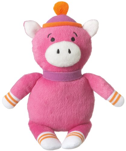 MVPBR Squeaky Pet Toy, Pig, Pink