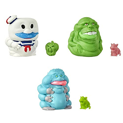 Hasbro Ghostbusters Ecto-Plasm Ghost Gushers 3-Pack Collectible Squeezable Figures with Ecto-Plasm and Mystery Mini Figures for Kids Ages 4 and Up,F0096, White