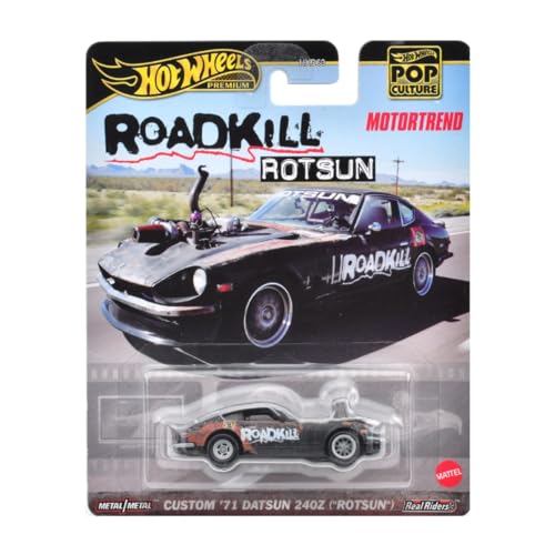 Hot Wheels Pop Culture Roadkill ROTSUN - Custom '71 Datsun 240Z (Lotsun) [Mini Car] [3 Years Old and Up] HKC37