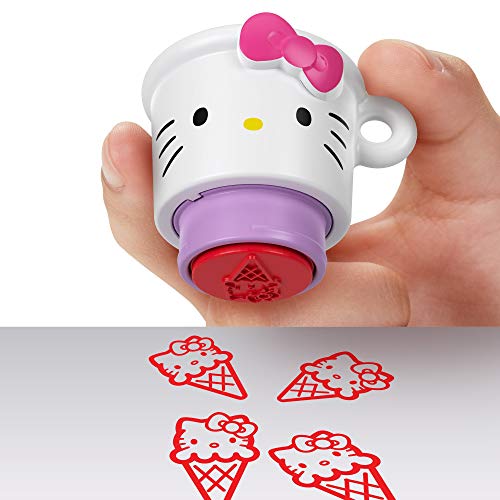 Hello Kitty Sanrio Surprise Minis Figures (1.5-in) - Self-Stamper, Pencil-Topper and Keychain, Stationery Accessories, Great Gift for Ages 3Y+