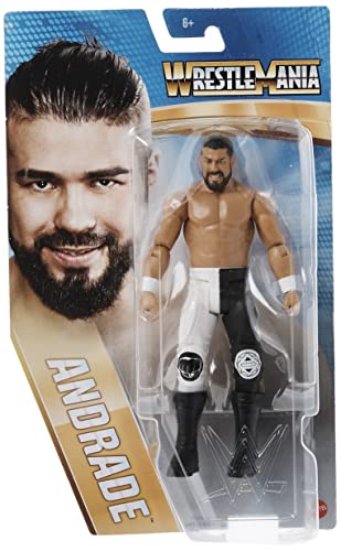 WWE Mattel Wrestlemania 37 Andrade Action Figure Posable 6 in Collectible and Gift for Ages 6 Years Old and Up