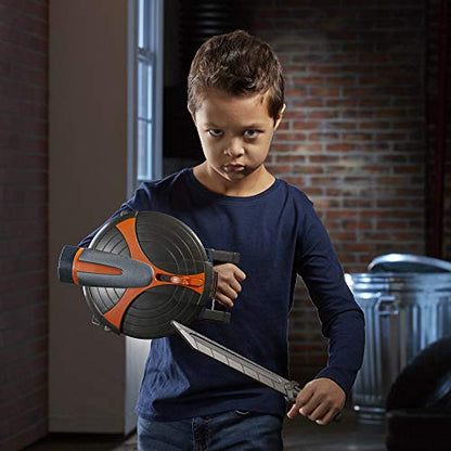 Marvel Black Widow Taskmaster Stealth Slash Sword and Shield Role Play Toy, Includes Sword and Retractable Shield, for Kids Ages 5 and Up, Gray