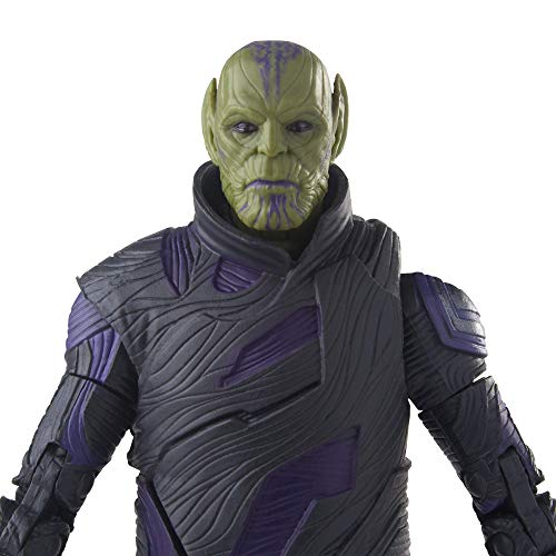 Marvel Captain Marvel 6-inch Legends Talos Skrull Figure for Collectors, Kids, and Fans