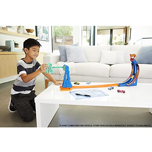 Hot Wheels STEAM Drop & Score Car Race Track - HJC50 ~ Teaches Gravity ~ Lesson Plan Included