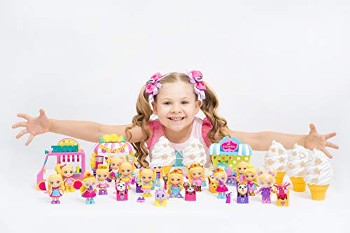 Love, Diana, Kids Diana Show, Fashion Fabulous Doll with 2-in-1 Lemonade and Flower Stand Pop-Up Shop, 11 Surprise Play Pieces, Purple Lemonade Stand Flips into Gorgeous Flower Stand, Ages 3+