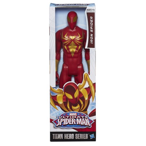 Marvel Ultimate Spider-Man Titan Hero Series Iron Spider Figure - 12 Inch