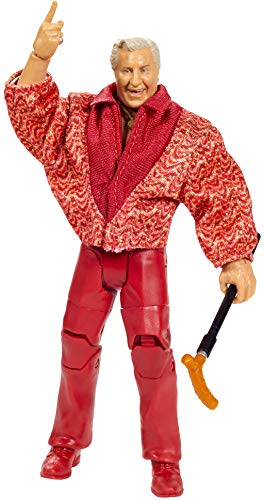 WWE MATTEL Elite Collection Classy Freddie Blassie Deluxe Action Figure with Realistic Facial Detailing, Iconic Ring Gear & Accessories