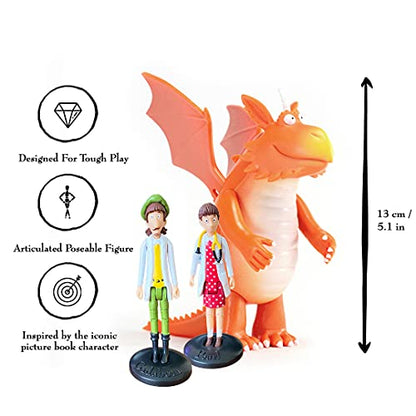 WOW! STUFF Zog and The Flying Doctors Story Time Set | Collectable Articulated Character Action Figures | Official Toys and Gifts from The Julia Donaldson Books, TV and Animation Movie Series