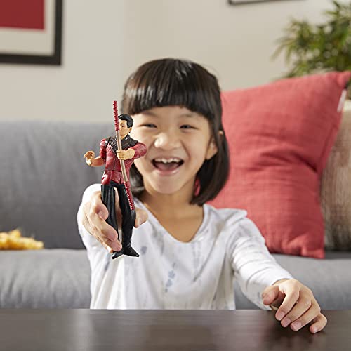 Marvel Hasbro Shang-Chi and The Legend of The Ten Rings Shang-Chi 6-inch Action Figure Toy with Bo Staff Attack Feature! for Kids Ages 4 and Up