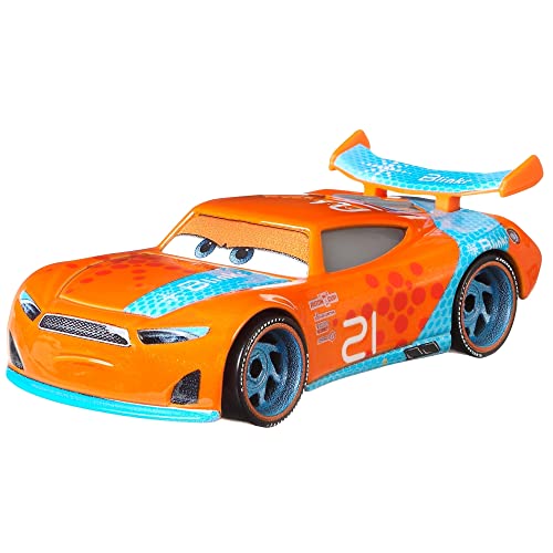 Disney Cars Toys and Pixar Cars 3, Ryan Inside Laney & Eric Braker 2-Pack, 1:55 Scale Die-Cast Fan Favorite Character Vehicles for Racing and Storytelling Fun,Multi