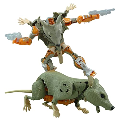 Huhebne Transformer Toy IDW Thrilling 30 Beast War Rattrap Deluxe Class Action Figure