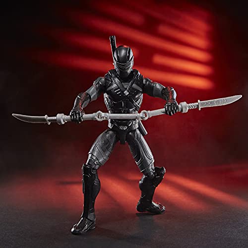 G. I. Joe Snake Eyes: G.I. Joe Origins Snakes Eyes Action Figure Collectible Toy with Fun Action Feature and Accessories, Toys for Kids Ages 4 and Up