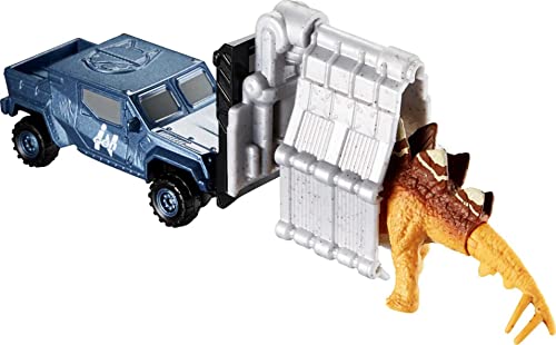 Jurassic World Toys Dino Transporters, 1 Vehicle & 1-2 Mini Dinosaurs, Ages 3 Years Old & Up