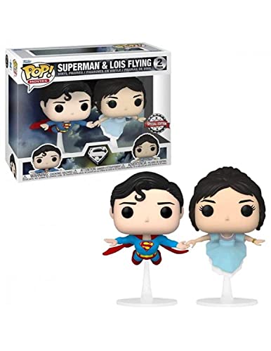 Funko Pop! DC Superman and Lois Lane Flying Exclusive 2 Pack Figures