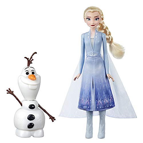 Disney Frozen Talk and Glow Olaf and Elsa Dolls, Remote Control Elsa Activates Talking, Dancing, Glowing Olaf, Inspired by Disney's Frozen 2 Movie - Toy For Kids Ages 3 and Up