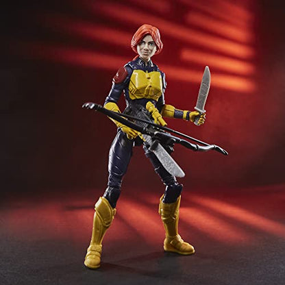 G. I. Joe Snake Eyes: G.I. Joe Origins Scarlett Action Figure Collectible Toy with Action Feature and Accessories, Toys for Kids Ages 4 and Up