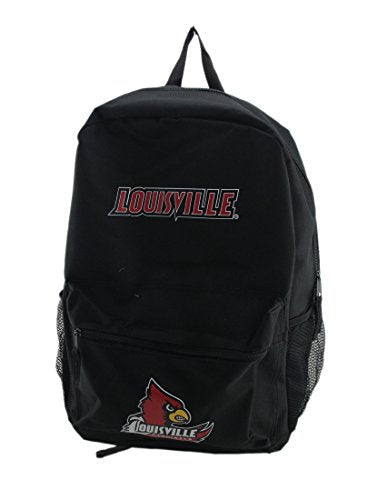Concept One NCAA Louisville Cardinals Sprint Backpack, 18-Inch, Black