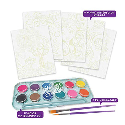 Marinia’s Magic Watercolor – Watercolor kit for kids – Glow-in-the-dark