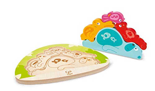 Hape Sleepy Animal Puzzle Game, Multicolor, 5'' x 2''