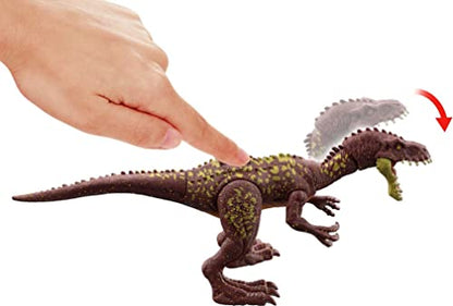 Jurassic World Fierce Force Masiakasaurus Camp Cretaceous Authentic Dinosaur Strike Motion Action Figure, Movable Joints, Gift Fans 3 Years & Older