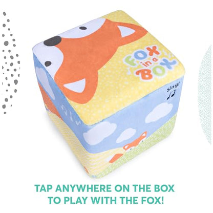 Baby GUND Fox in a Box, Animated Plush Activity Toy for Babies and Infants, Ages 0 and Up, Multicolor