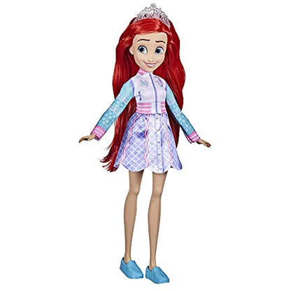 Disney Princess Comfy Squad Comfy to Classic Ariel Fashion Doll with Extra Outfit and Shoes, Toy for Girls 5 Years and Up