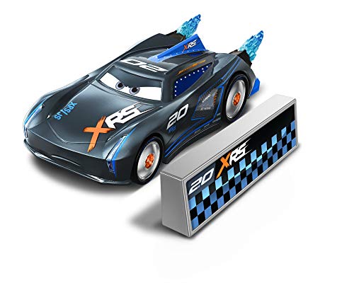 Disney Cars XRS Rocket Racing 1:64 Die Cast Car with Blast Wall: IGNTR #2.0 Jackson Storm