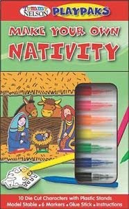 Make Your Own Christmas Nativity (Tommy Nelson's Playpak) - Arts & Crafts