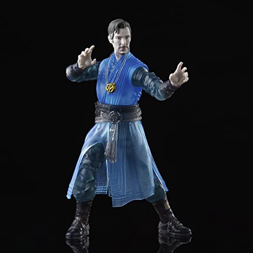 Marvel Legends Series Doctor Strange 6-inch Collectible Astral Form Doctor Strange Cinematic Universe Action Figure Toy, 2 Accessories and 2 Build-A-Figure Parts