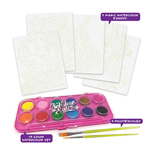 Nebulous Stars Petulia’s Magic Watercolor – Watercolor kit for kids – Glow-in-the-dark