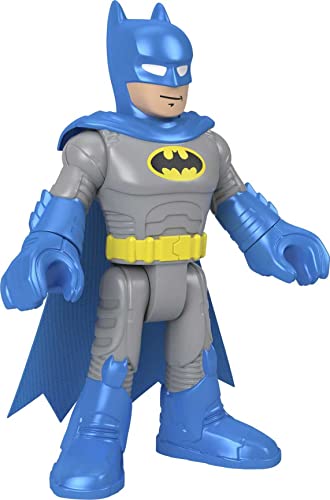 Fisher-Price Imaginext DC Super Friends Batman XL - Blue, extra-large figure with fabric cape for preschool kids ages 3-8 years