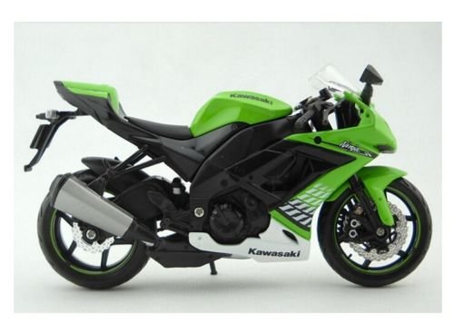 Maisto 1:12 Kawasaki Ninja ZX-10R Motorcycle Bike Diecast Model Toy New Green