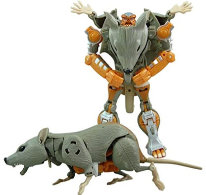 Huhebne Transformer Toy IDW Thrilling 30 Beast War Rattrap Deluxe Class Action Figure