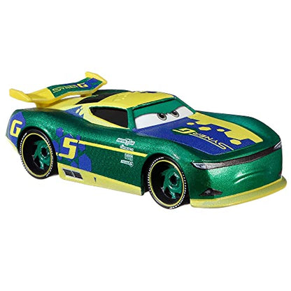 Disney Cars Toys and Pixar Cars 3, Ryan Inside Laney & Eric Braker 2-Pack, 1:55 Scale Die-Cast Fan Favorite Character Vehicles for Racing and Storytelling Fun,Multi