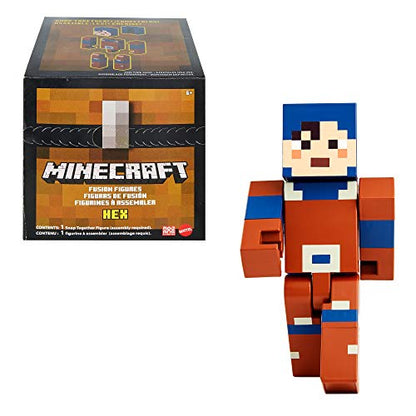 Mattel Minecraft Fusion Hex Figure Craft-a-Figure Set, Build Your Own Minecraft Character to Play with, Trade and Collect, Toy for Kids Ages 6 Years and Older