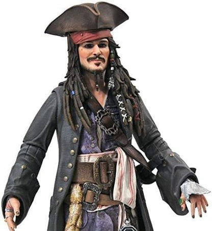 DIAMOND SELECT TOYS Pirates of The Caribbean: Dead Men Tell No Tales: Jack Sparrow Collectible Action Figure