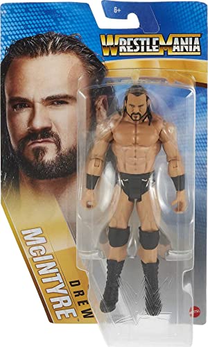 WWE Mattel Wrestlemania 37 Drew McIntyre Action Figure Posable 6 in Collectible and Gift for Ages 6 Years Old and Up