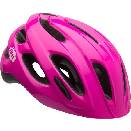 Bell Sports Connect Youth Bicycle Hard Shell Helmet, Pink, Age 8 -14