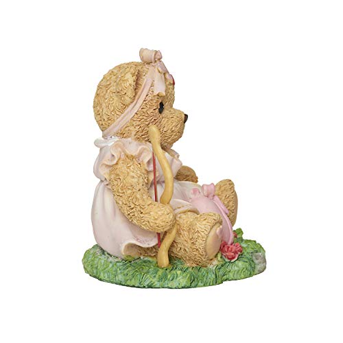Roman Cherished Teddies, Betty, Valentine Figure, 3" H, Resin and Wollastonite, Durable, Collectible Decoration, Decorative Figurine, Home Decor