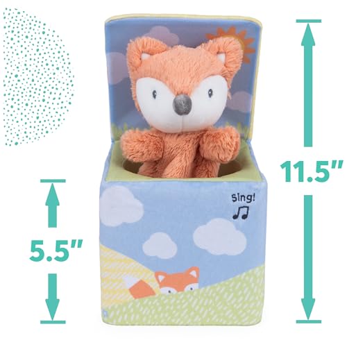 GUND Fox in a Box, Animated Plush Activity Toy for and Infants, Ages 0 and Up, Multicolor