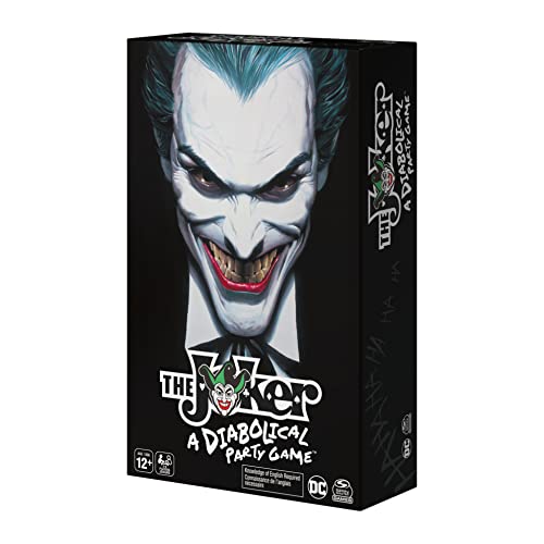 Spin Master Games The Joker, Diabolical Secret Identity Strategy Party Game, for Adults and Kids Ages 12 and up