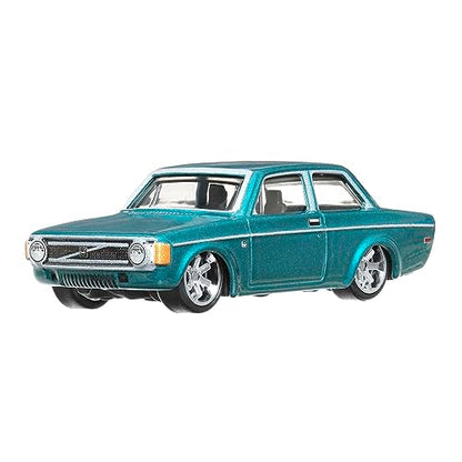 Hot Wheels Car Culture Circuit Legends Vehicles for 3 Kids Years Old & Up, 74 Volvo 142 Gl, Premium Collection of Car Culture 1:64 Scale Vehicles