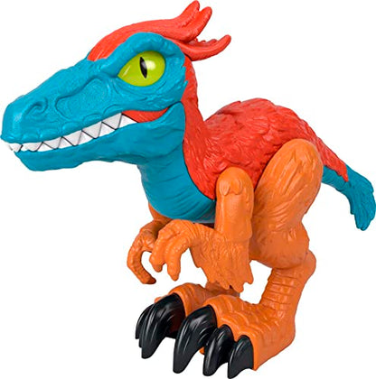 Fisher-Price Imaginext Jurassic World Dominion Dinosaur Toy Pyroraptor XL Poseable 10-Inch Figure for Preschool Pretend Play 3+ Years