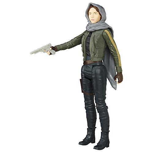 Star Wars Rogue One 12-Inch Sergeant Jyn Erso Figure, Black/Green, B3908, 2 pack